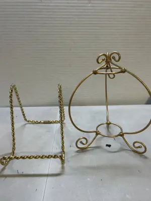 decorative plate stand, and candle holder