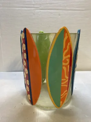 surfboard garbage can