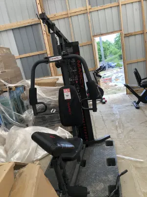 Marcy 150lb stack home gym as is missing pins