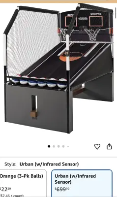 Barrington urban arcade basket ball game as is (similar to image)