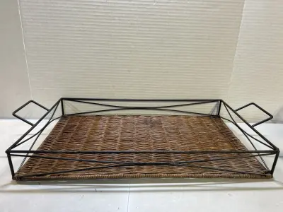 tray with handles