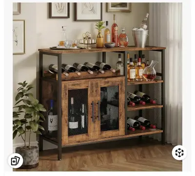 X cosrack wine bar rack (similar to image)