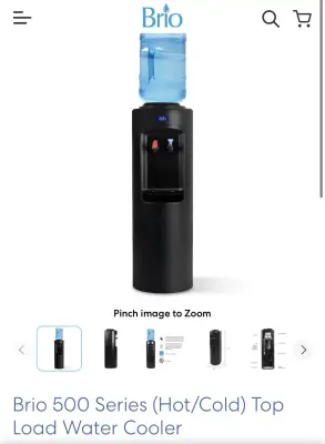 Brio model CL520 top load water dispenser (similar to image)