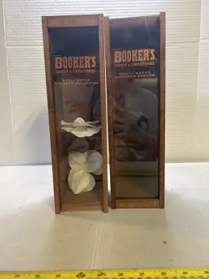 2 bookers bourbon boxes