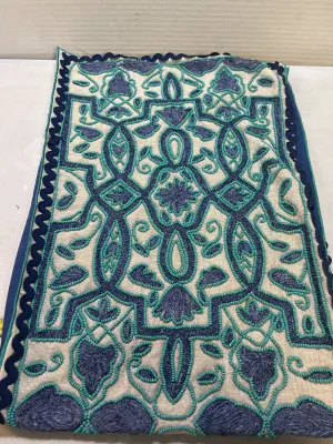 beaded couch throw