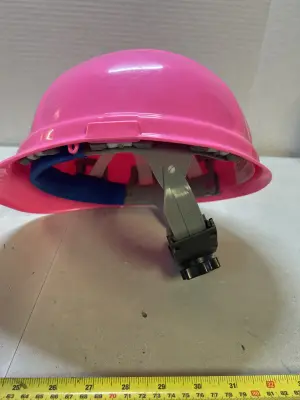 pink adjustable hardhat