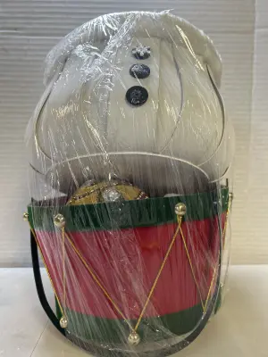 holiday decor baskets ,lights , and ornaments