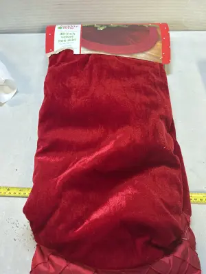 48 inch velvet tree skirt