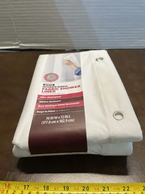 fabric shower liner