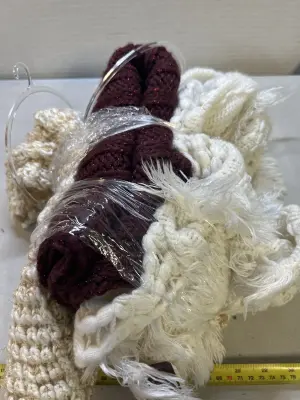 3 scarfs