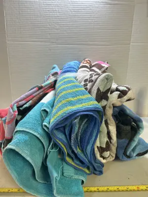 lot of beachtowels need washed