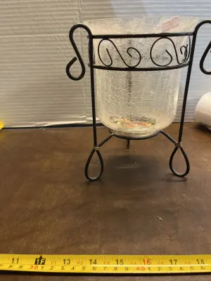 flower pot with a stand