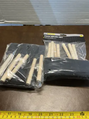 2ct 8pk foam brush set