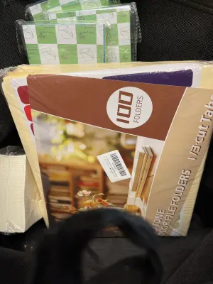 bag of craft supplies