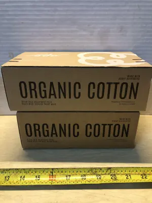 2 boxes organic cotton long liners