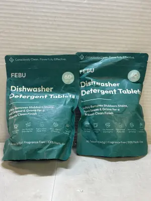 2 60 packs of plastic free dishwasher pods
