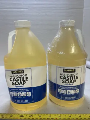 2 64 fl oz multipurpose castile soap