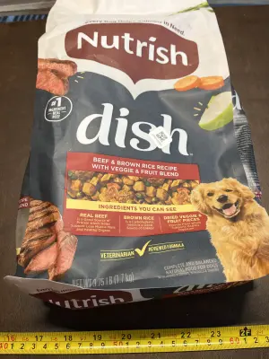 2ct nutrish dog food 3.75lbs exp05/26