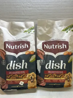 2 bags of nutrish dog food