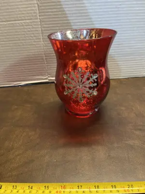 Christmas vase decor