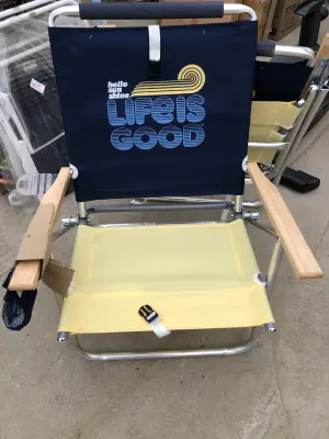 2pc life is good beach chairs