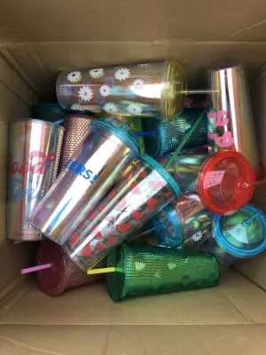Box of tumblers