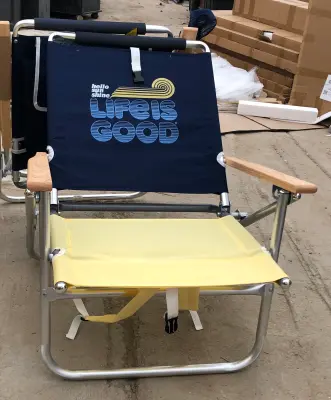 2pc life is good beach chairs
