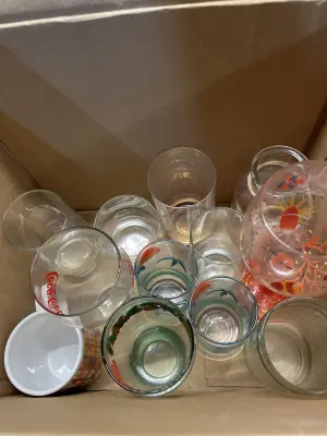 lot of glass ware