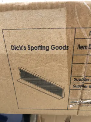 DSG gondola running shelf peg and slat