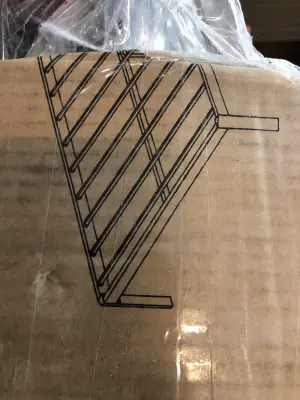 14” queen bed frame as is