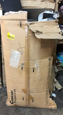 L shaped desk box opened as is couldn’t find an image of it