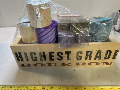 ribbon and ornament lot