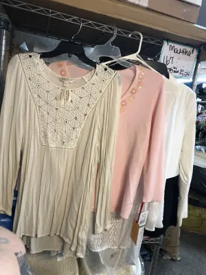 4pc size large shirts
