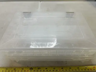 2 plastic organizers needs cleaned