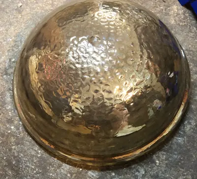 Large dome for light fixture