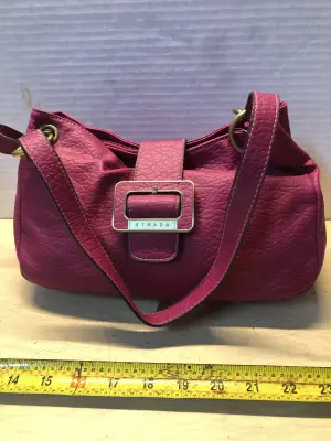 Dark pink strada purse