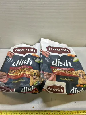 2 bags of nutrish dog food