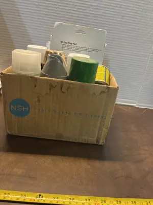 box of spray paint