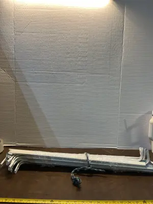 lot of curtain rods