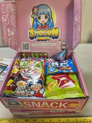 2 asian snack boxes