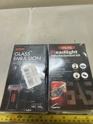 glass emulsion kit and headlight refurbishment kit