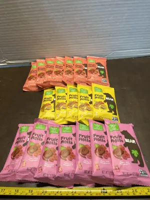bag of lot fruit rolls