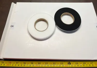 8ct 6pk black & white hemming tape