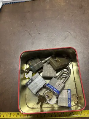 bundle of pad locks