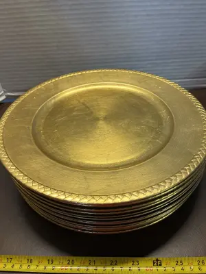 gold trays