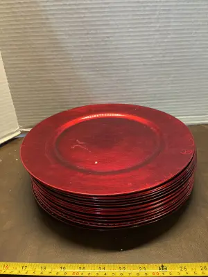 lot of red trays