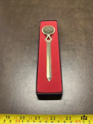 vintage brass letter opener?