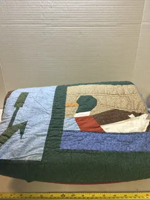 handmade large  duck quilt