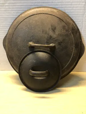 2pc cast iron lids