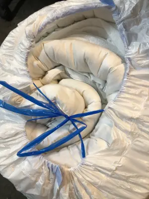 Unknown size mattress topper used